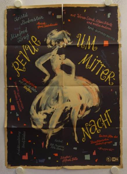 Revue at Midnight original release east-german movie poster
